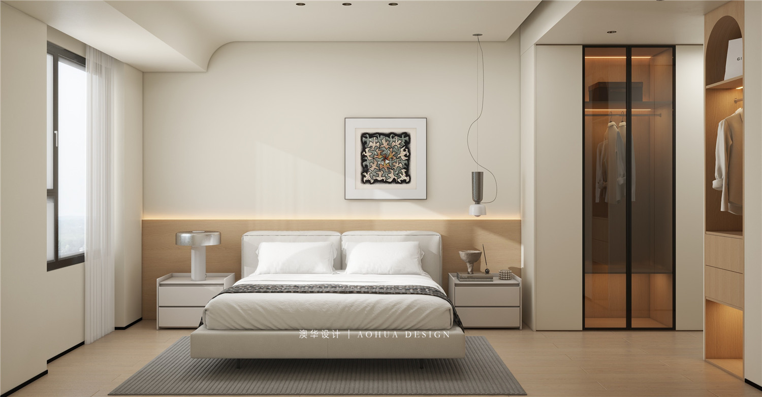 金輝世界城裝修,現代原木風格