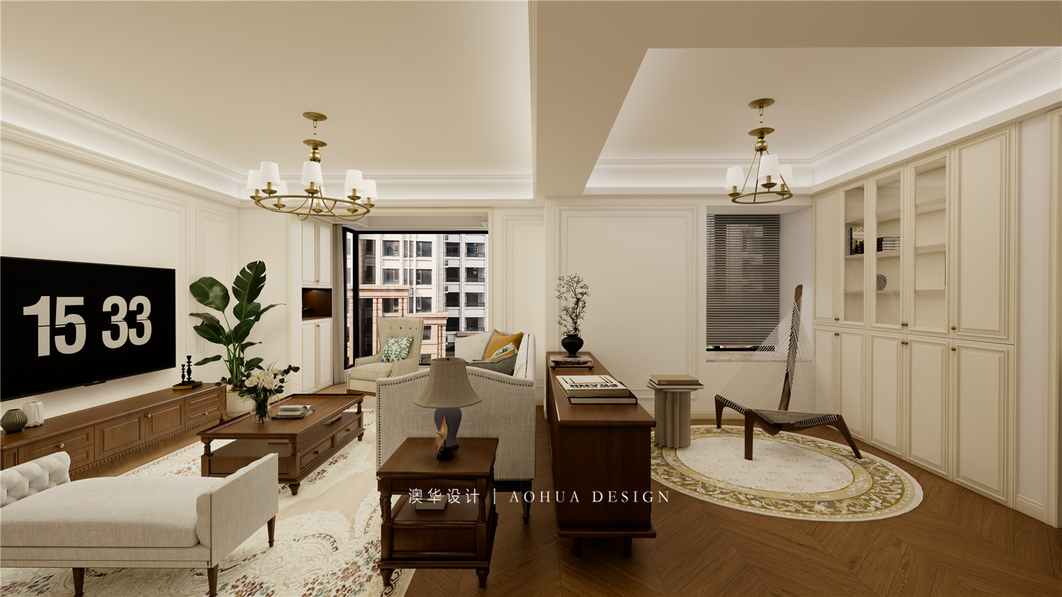 美聯城仕裝修,美式風格