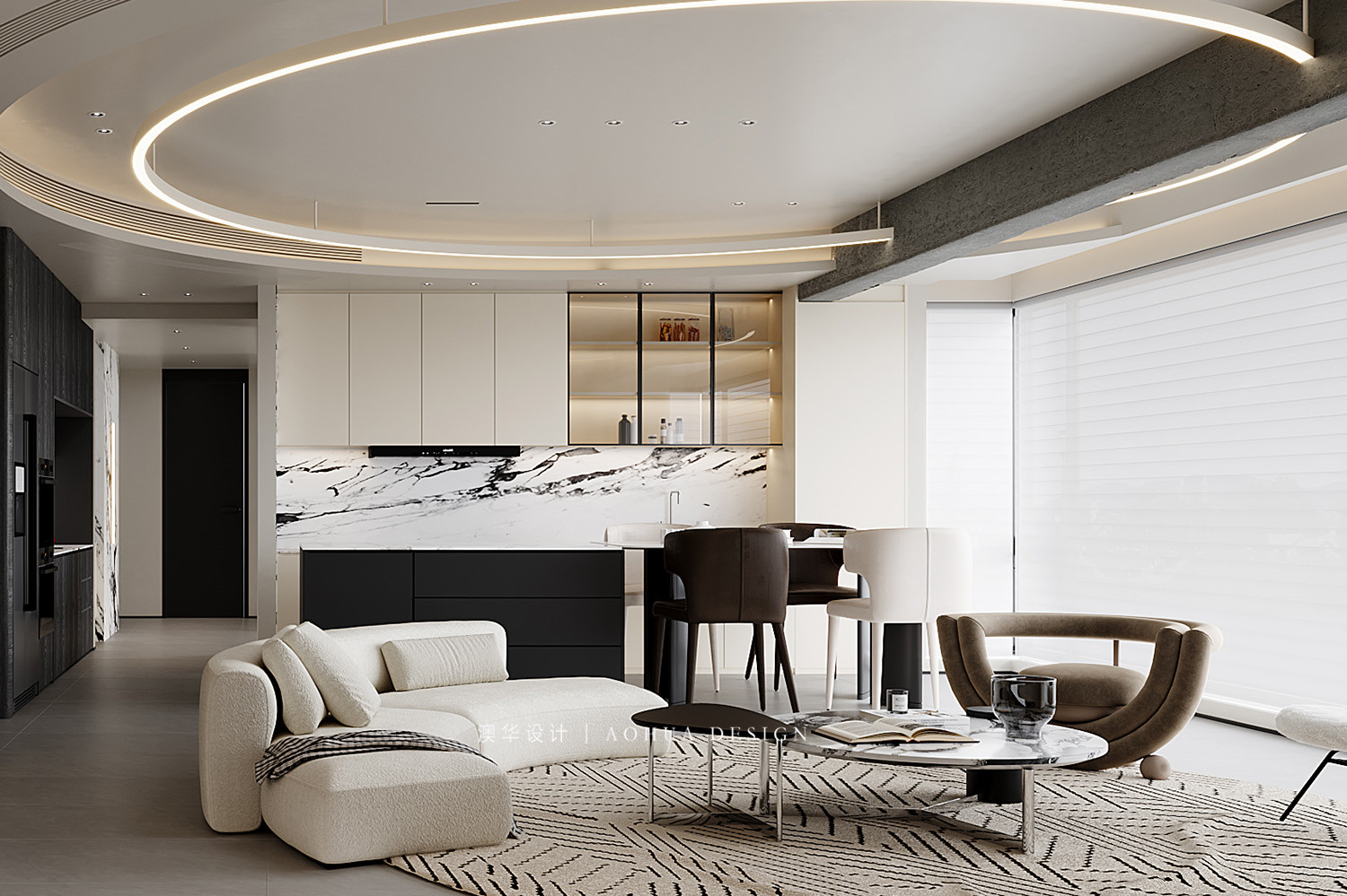 極簡風裝修,黑白灰風格