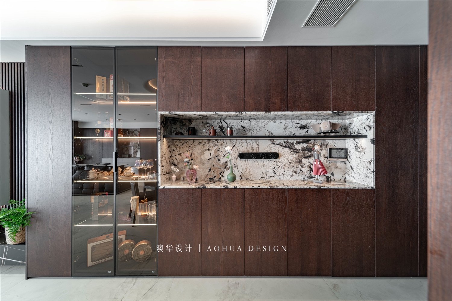 華僑城歡樂天際裝修,意式輕奢風格