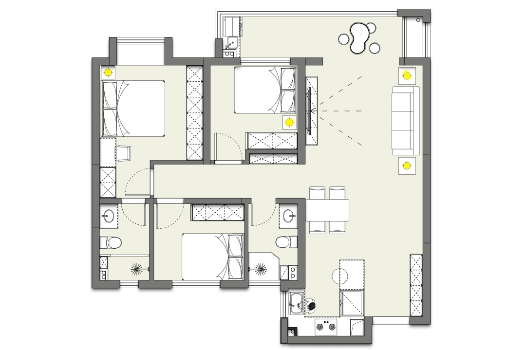 城投聯投江南岸110㎡ 城投聯投江南岸110㎡