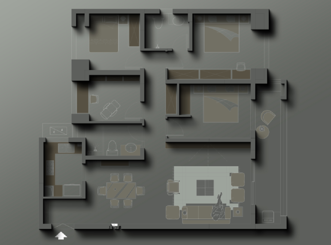 城投聯投江南岸140㎡ 城投聯投江南岸140㎡