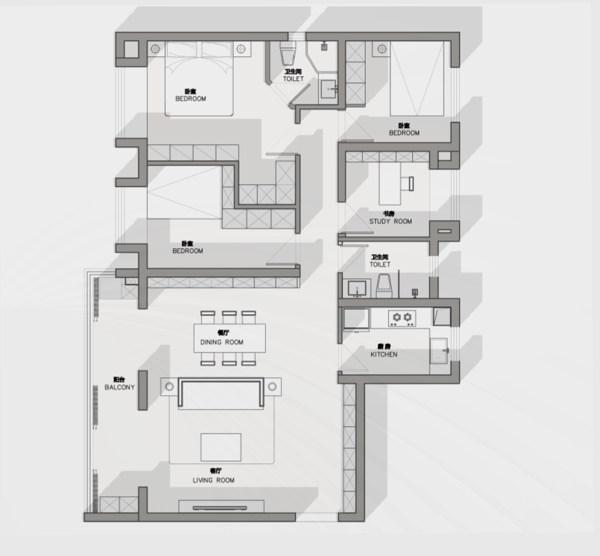 城投聯投江南岸140㎡ 城投聯投江南岸140㎡