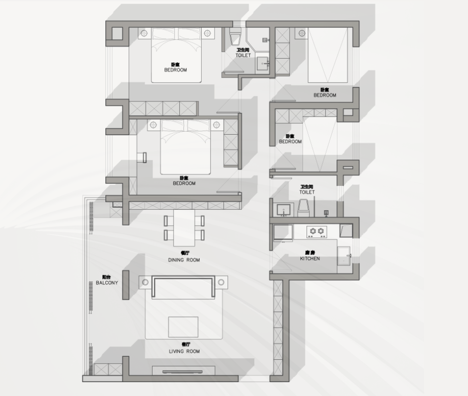城投聯投江南岸140㎡ 城投聯投江南岸140㎡