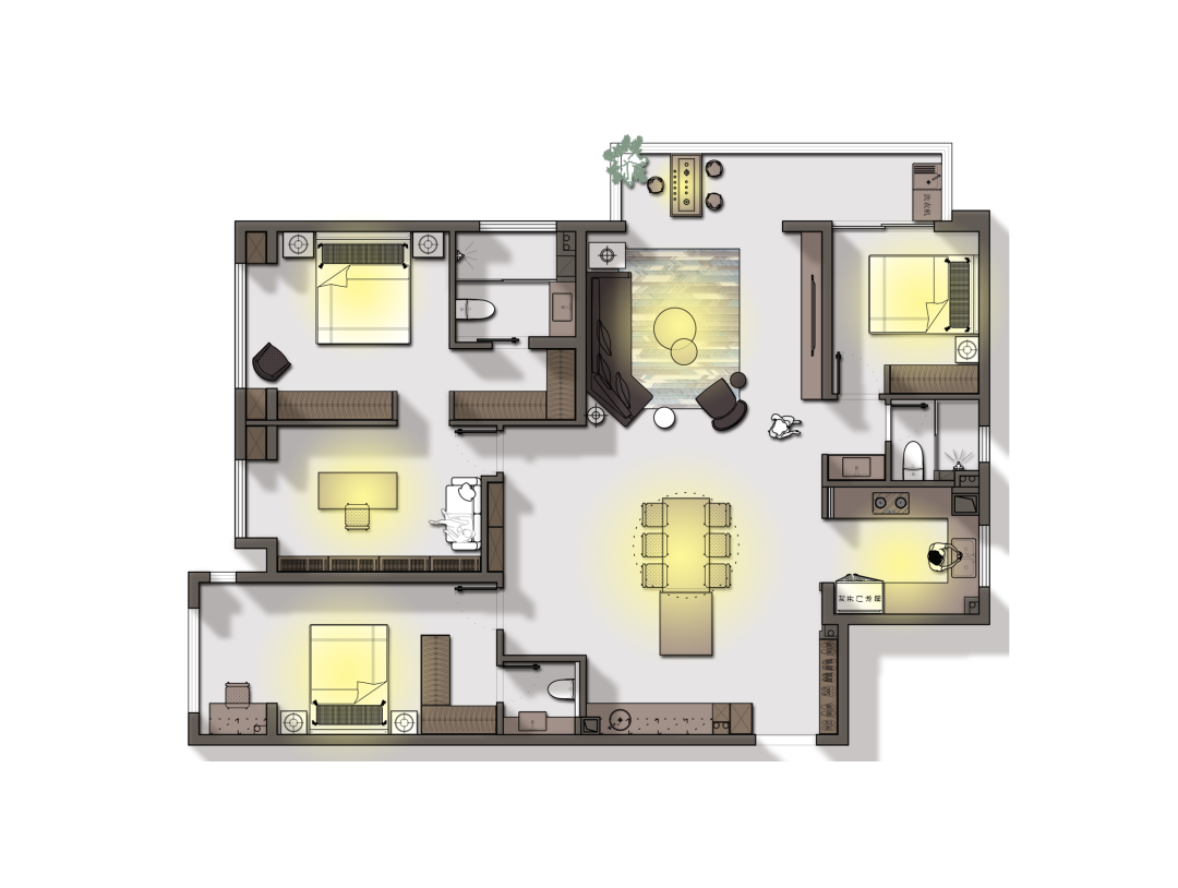 城投聯投江南岸170㎡ 城投聯投江南岸170㎡