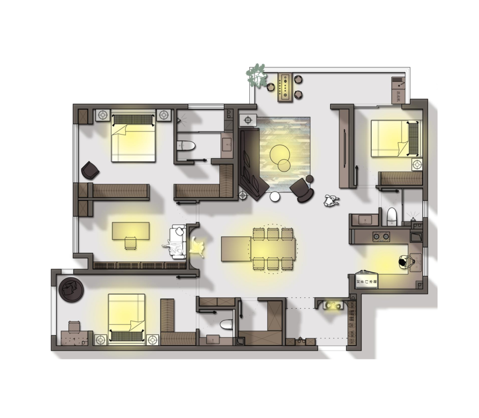 城投聯投江南岸170㎡ 城投聯投江南岸170㎡
