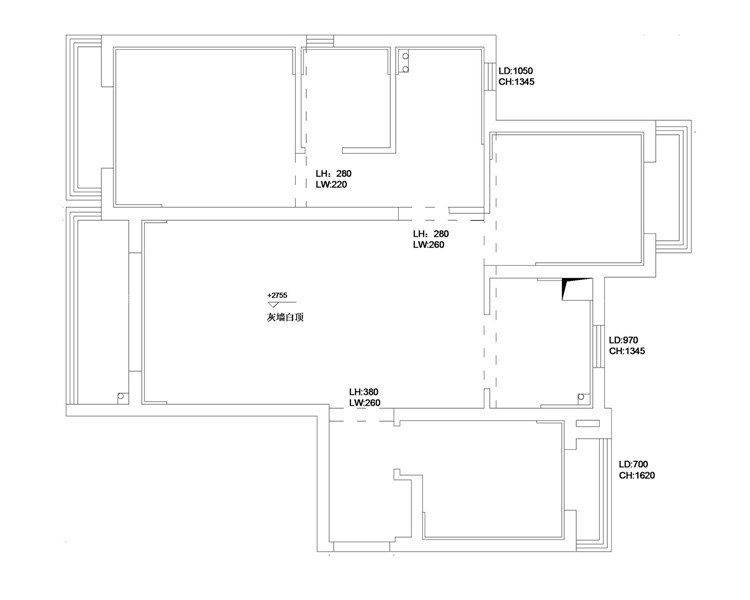融創(chuàng)和平中心118㎡ 融創(chuàng)和平中心118㎡