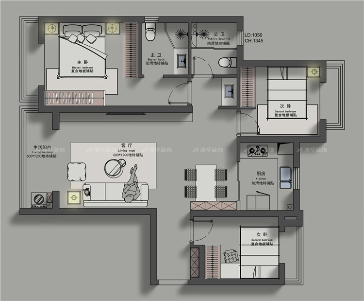 融創(chuàng)和平中心118㎡ 融創(chuàng)和平中心118㎡