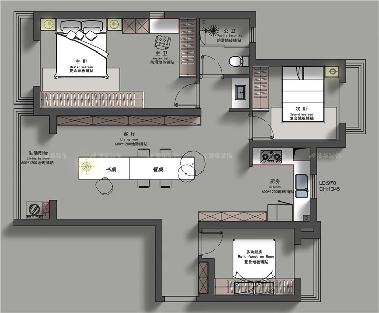 融創(chuàng)和平中心118㎡ 融創(chuàng)和平中心118㎡