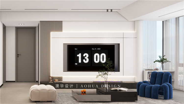 城市大廈130㎡現(xiàn)代黑白灰 城市大廈130㎡現(xiàn)代黑白灰