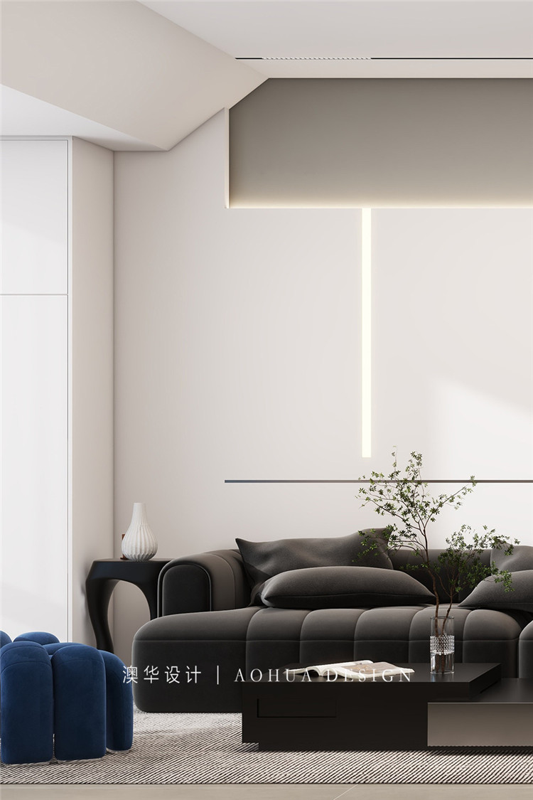 城市大廈130㎡現(xiàn)代黑白灰 城市大廈130㎡現(xiàn)代黑白灰