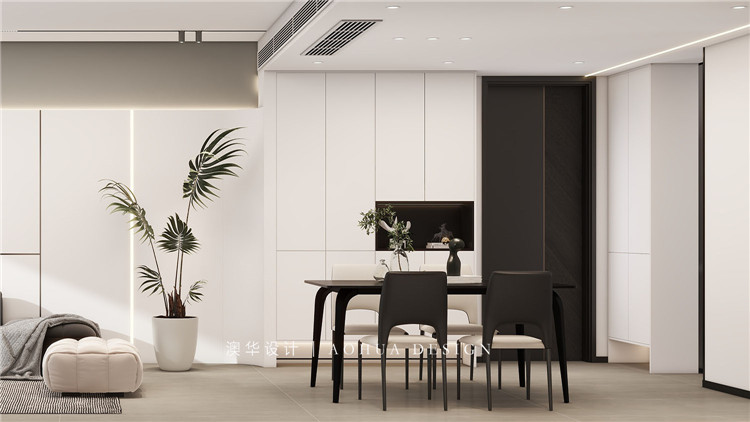 城市大廈130㎡現(xiàn)代黑白灰 城市大廈130㎡現(xiàn)代黑白灰