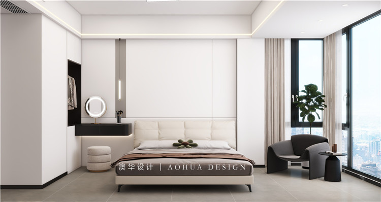 城市大廈130㎡現(xiàn)代黑白灰 城市大廈130㎡現(xiàn)代黑白灰