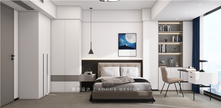 城市大廈130㎡現(xiàn)代黑白灰 城市大廈130㎡現(xiàn)代黑白灰